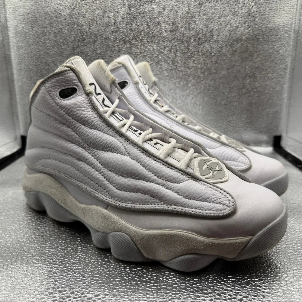 Size 11 Jordan Pro Strong Basketball Shoes Mens White Excellent DC8418-103